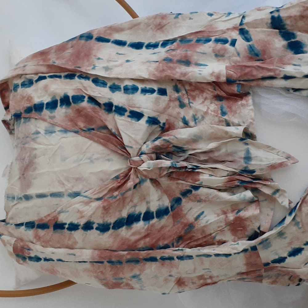 Venus Tied Dyed Wrap Top